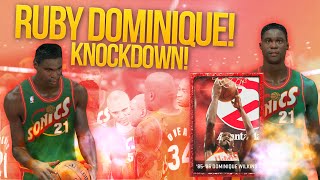 NBA 2K15 My Team RUBY DOMINIQUE IS KNOCKDOWN! CAN WE CLUTCH IT?
