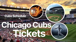 Chicago Cubs Tickets |  CubsTickets  |  Tickets & Schedule