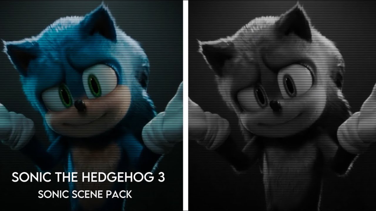 Sonic the hedgehog 3 sonic scene pack - YouTube