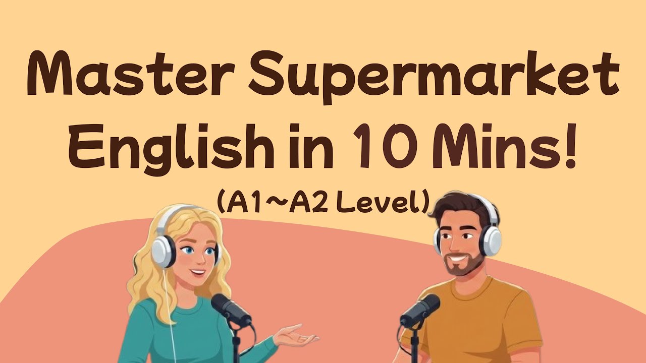 Easy English Podcast for Beginners | Grocery Shopping in English