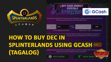 How to buy DEC in Splinterlands using GCash (Tagalog)