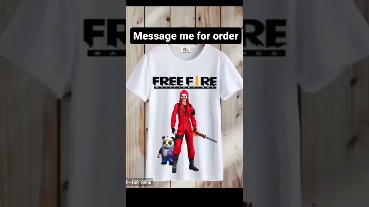 Free fire image new t shirt for boys 