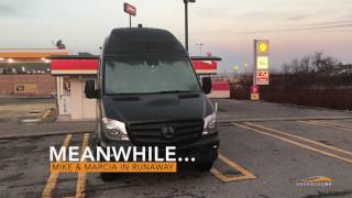 A Large Bathroom in a Class B RV: Advanced RV Client Innovation