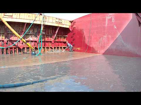 Massive Sand Dredging Ship Unloading Wet Sand  Giant Industrial Pumping & River Mining Operation