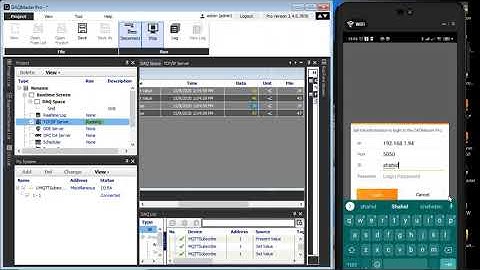 IOT Autonics DAQMaster Pro TCP/IP server