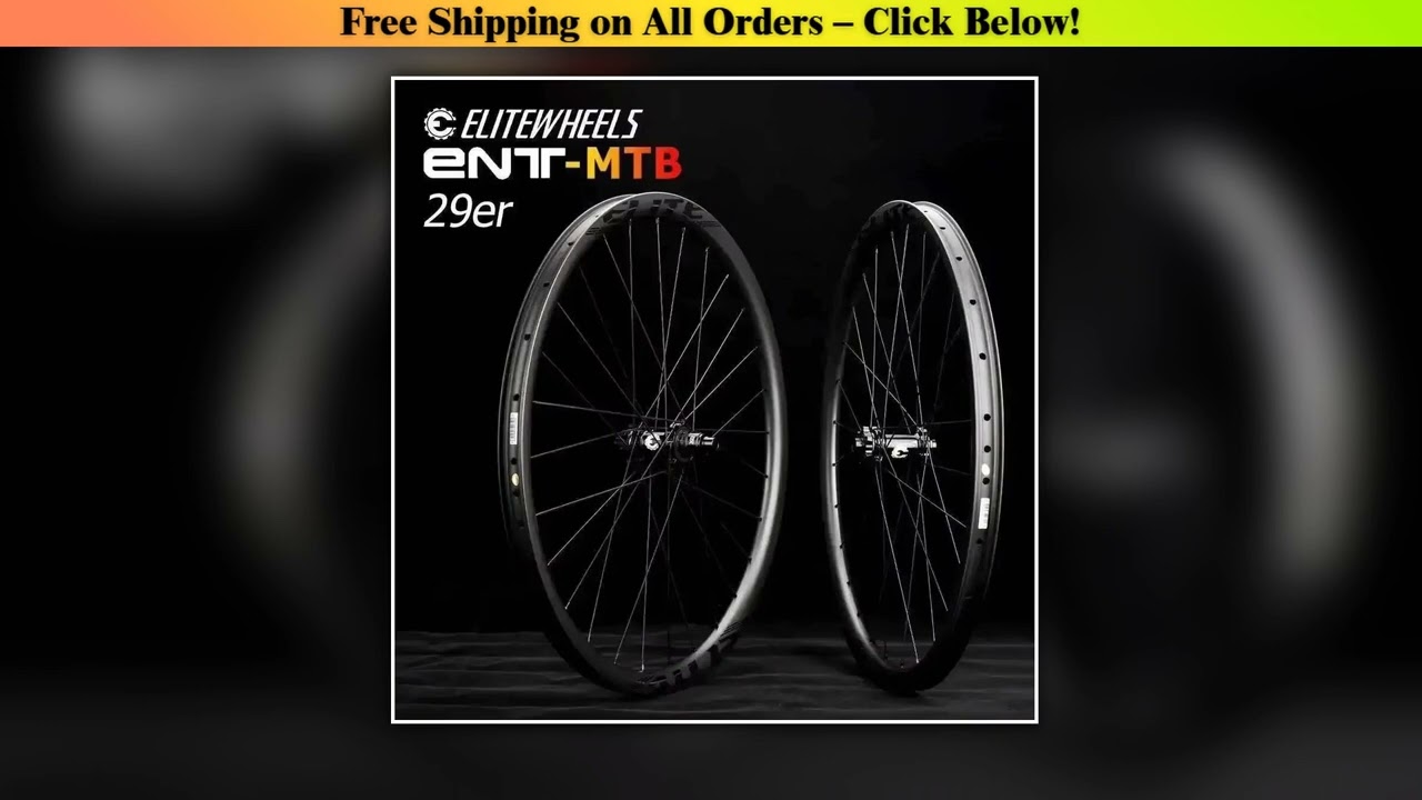 ELITEWHEELS 29er MTB Carbon Wheels  Ultralight 28mm Width 24 Depth Mountain Bicycle Rims M11