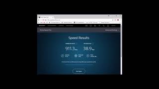 Comcast XB6 modem wired vs wireless speed test