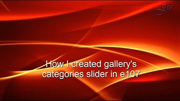 How I created gallery slider in e107 - part I