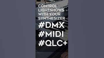 your #synthesizer  can control #lightshows  for $20 #dmx #midi #qlc