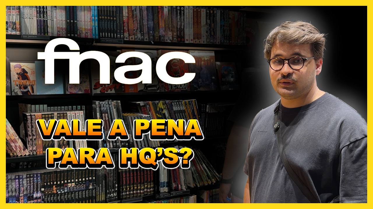 Como é a FNAC em Portugal? TOUR pela seção de QUADRINHOS!