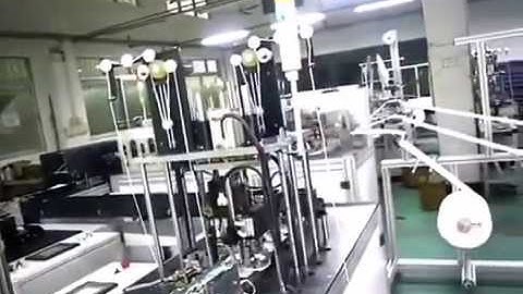 Third Generation Fully Automatic 1 Body Sheet to 2 Earloop Face Mask Makeing Machine, Actual Video