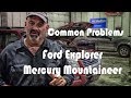 Common Ford Explorer Mercury Mountaineer Problems