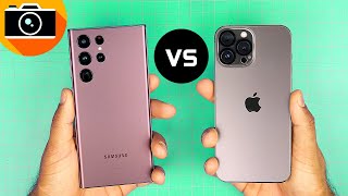 Samsung Galaxy S22 Ultra vs iPhone 13 Pro Max - Camera Comparison