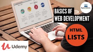 #03 HTML Basics | HTML Lists | Learn HTML, CSS and JavaScript Udemy Course #html #udemy #webdev