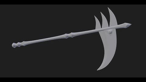 How to Create a Fantasy Weapon in Blender - Part 1 (Modeling)