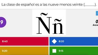 Spanish 1 Chapter 3 Test Review