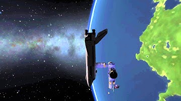 Kerbal Space Program - MK3 Shuttle Docking w/ Station