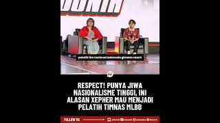 INI MENGAPA XEPHER MAU JADI PELATIH TIMNAS MLBB #mlbb #mlbbindonesia #mobilelegends #mlbbcreatorcamp