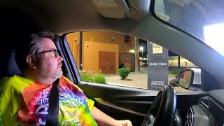 McDonald's Drive Thru Breakfast McMuffins & Coffee, Gila Bend, Arizona, 25 April 2024