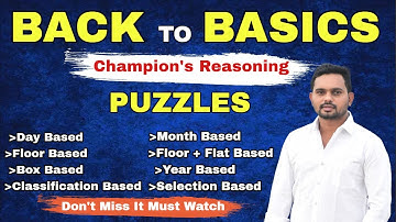 Puzzles Reasoning Tricks and Best Approaches || Puzzles and Seating arrangements in Telugu || Naresh