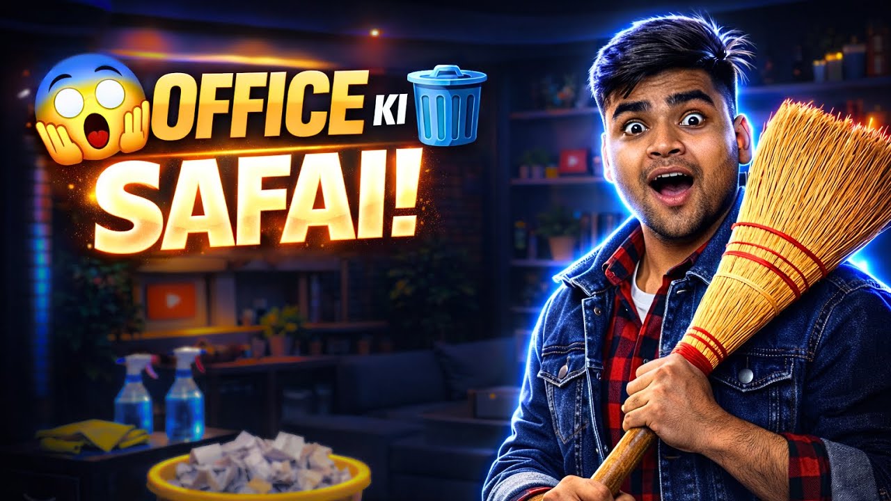 YouTube Studio Cleaning Challenge 💀😂