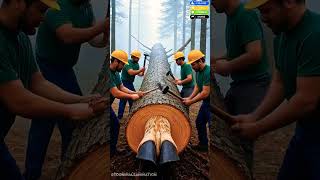 Rescue Giraffe From Giant Log