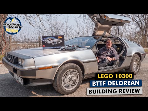 LEGO 10300 Back to the Future DeLorean time machine detailed building review