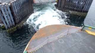 Clinton Ferry leaving the dock