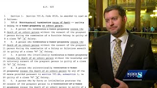 Lawmakers clash over 'unborn person' fetal homicide bill