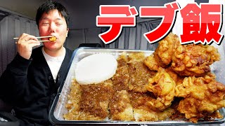 【トラック飯】デブはとんかつ大好き！2024問題で給料がピンチ！！