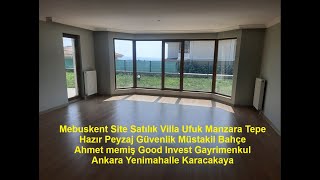 Satılık Villa Ahmet Memiş Mebuskent Emlak Good İnvest Rimenkul Fırsat Bahçeli