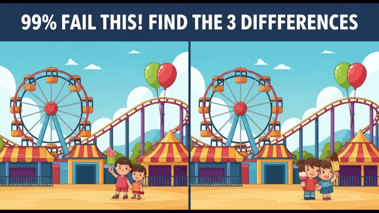 3 Diffrence Video 99% Fail This Video . My Brain