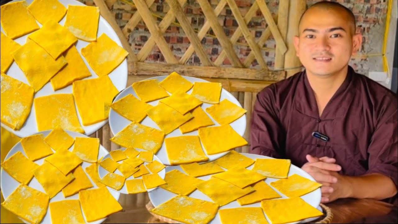 Cách Làm Vỏ Hoành Thánh Sủi Cảo Vừa Dễ Vừa Dai Khó Bị rách | bếp Chay Thầy Lâm