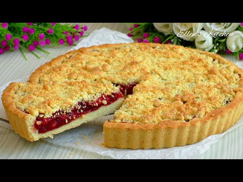 Клубничный Пирог, Который Тает Во Рту! Просто И Очень Вкусно!