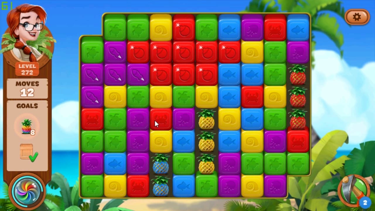 Lost Island Blast Adventure level 272