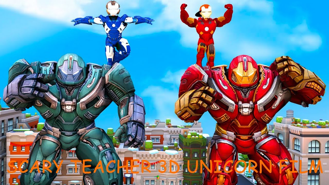 Ник Бастер и путешествие Тани Бастера, чтобы защитить город | Страшный учитель 3d