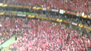 Europa League Final 2015: Dnipro V Sevilla, Sevilla fans celebration