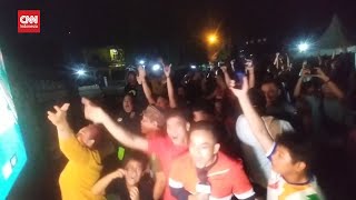 Momen Warga Kota Serang Histeris Rizky Rebut Medali Emas