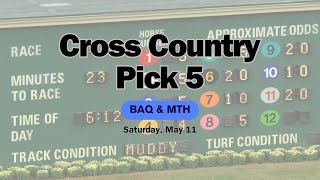 Cross Country Pick 5 Horse Racing Picks and Analysis for Belmont At The Big A and Monmouth On May 11