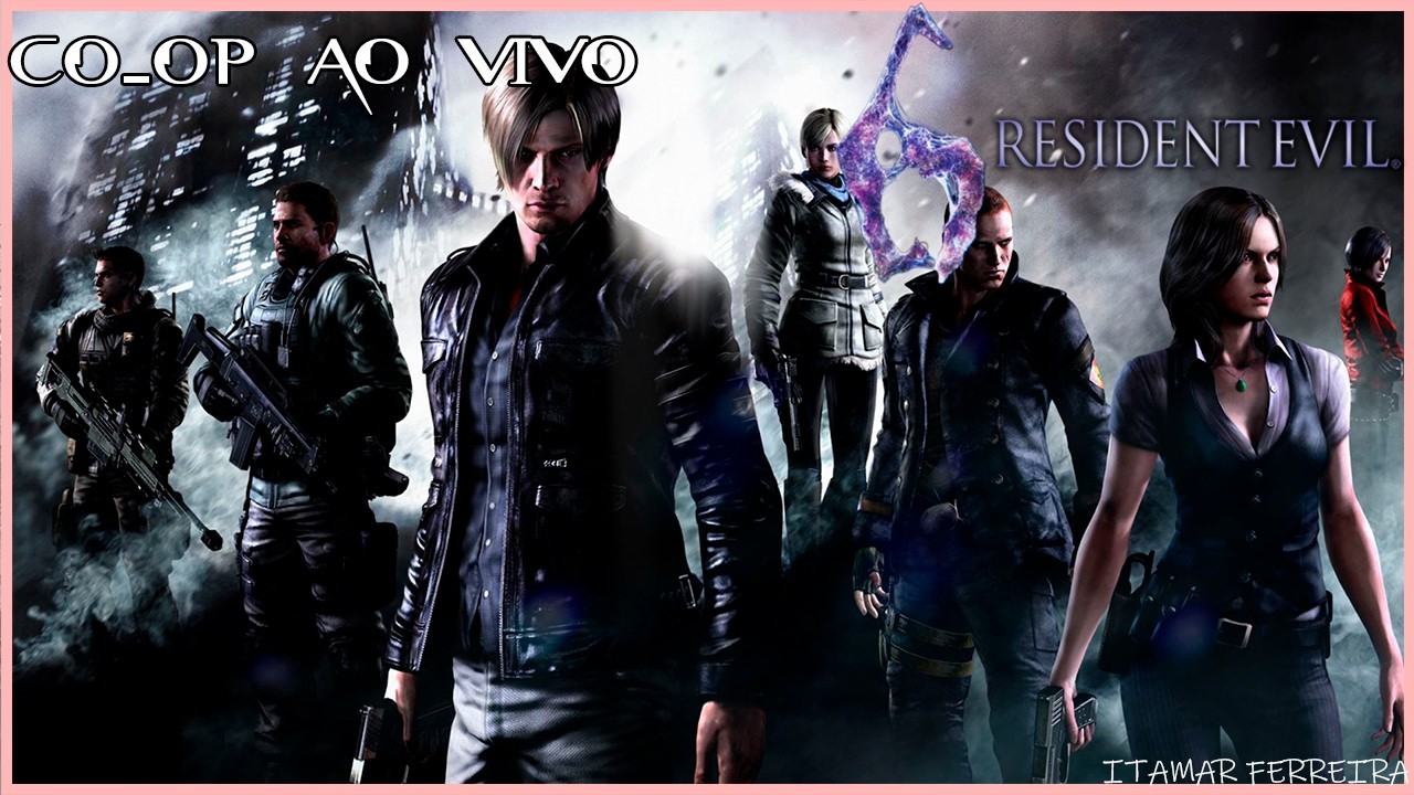 MARATONA RESIDENT EVIL ATÉ O REQUIEM!! HOJE VAMOS DE RESIDENT EVIL 6 CO- OP @BrunaoCogumelo !