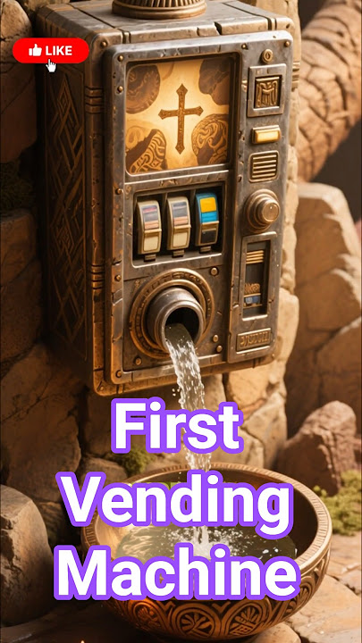 How a Greek Inventor Built the First Vending Machine #facts #history #realhistory #historyshorts #us