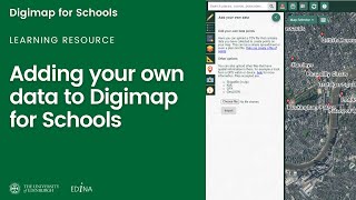 Famous Adding your own data to Digimap for Schools Profile