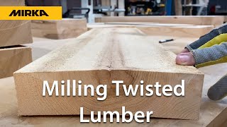 Milling Twisted Lumber | Easy Woodworking