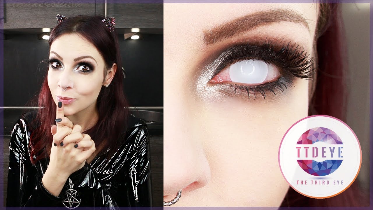 SMOKEY EYE Make Up Routine + TTDeye Colored Contact Lenses REVIEW