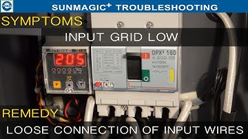 Solar hybrid inverter - 3ph Sunmagic+ Troubleshooting