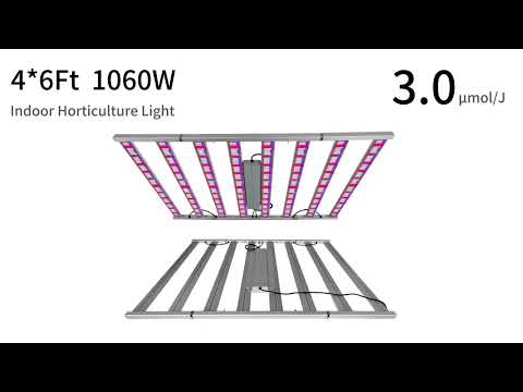 Tri-Fold 1060W Led Grow Light video thumbnail