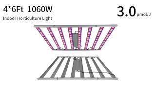 1060W LED Grow Light: High-Yield Full Spectrum (Enlite Flora 1060 Alternative) 📊