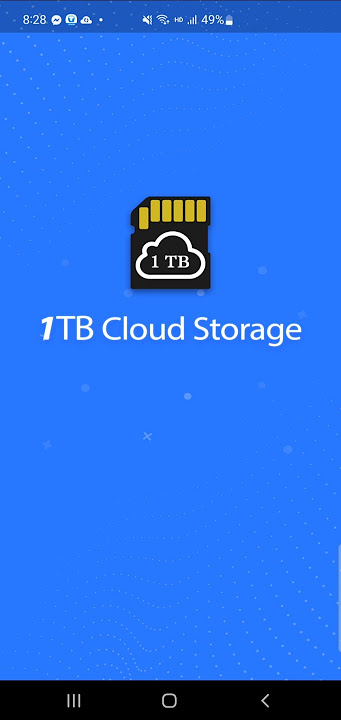 Free 1TB cloud storage for android .