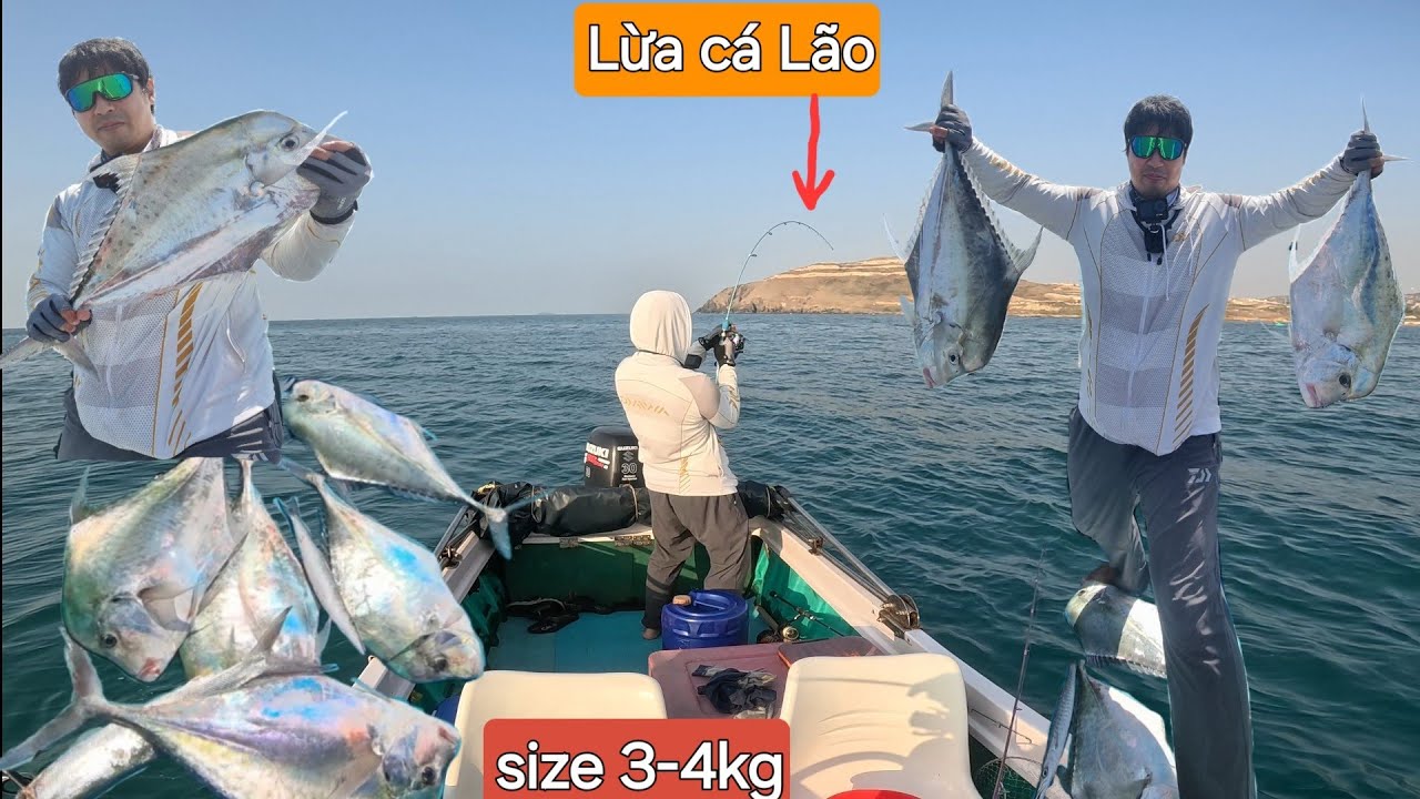 Câu cá Bè Lão, câu Light  jig gặp ngay ổ cá khủng đứt liên tục.Tại Hòn Rơm - Mũi Né