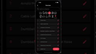 Lift4Fit Create Custom Template and perform workout session screenshot 5